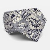 Comic Book Pop Art Neck Tie Krawatte (Gerollt)