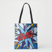 Comic Book Pop Art OMG! Tasche (Vorderseite)