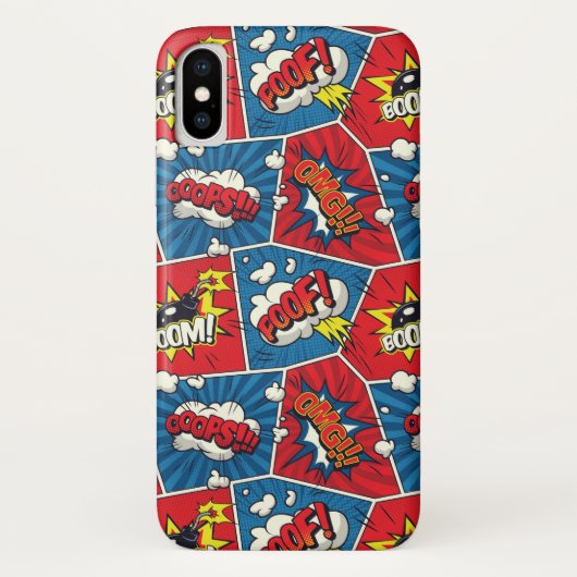 Comic Book Pop Art Phone Case (Rückseite)
