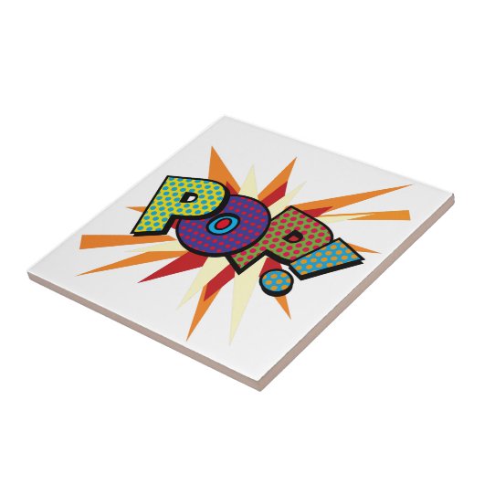 Comic Book Pop Art POP! Fliese (Seite)