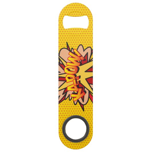 Comic Book Pop Art POP KA-POW Speedflaschenöffner (Rückseite)