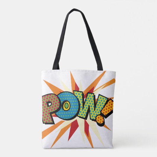 Comic Book Pop Art POP! POW! Tasche (Rückseite)