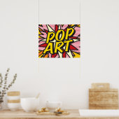 Comic Book POP ART Poster (Küche)