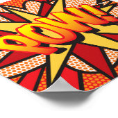 Comic Book Pop Art POW Poster (Ecke)