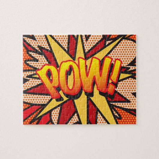 Comic Book Pop Art POW Puzzle (Horizontal)