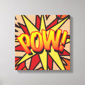 Comic Book Pop Art POW Superhero Leinwanddruck (Vorderseite)
