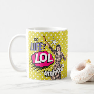 Comic-Book-Pop-Art Retro-Dame Lustig Kaffeetasse