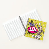 Comic-Book-Pop-Art Retro-Dame Lustig Notizblock (Innenseite)