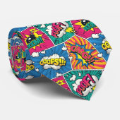 Comic-Book-Pop-Art-Schlips Krawatte (Gerollt)