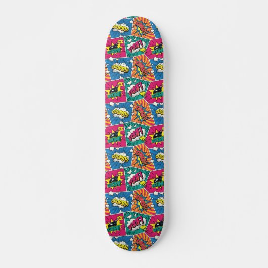 Comic Book Pop Art Skateboard Deck (Vorne)