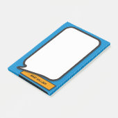 Comic Book Pop Art Speech Blase Post-it Klebezettel (angewinkelt)