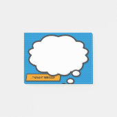 Comic-Book-Pop-Art-Sprechblase Post-it Klebezettel (Vorderseite)