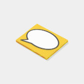 Comic-Book-Pop-Art-Sprechblase Post-it Klebezettel (angewinkelt)