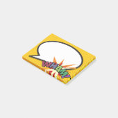 Comic-Book-Pop-Art-Sprechblase WHAM Post-it Klebezettel (angewinkelt)