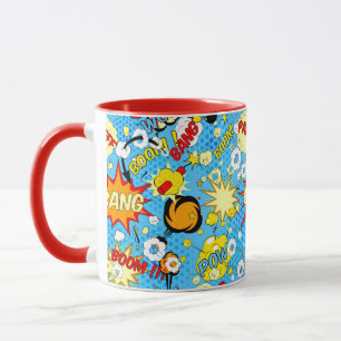Comic Book Pop Art Tasse
