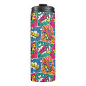 Comic Book Pop Art Thermosbecher (Vorderseite)