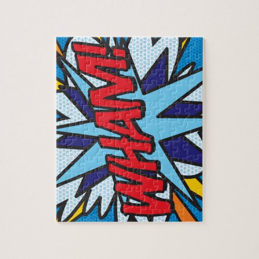 Comic Book Pop Art WHA Puzzle (Vertikal)