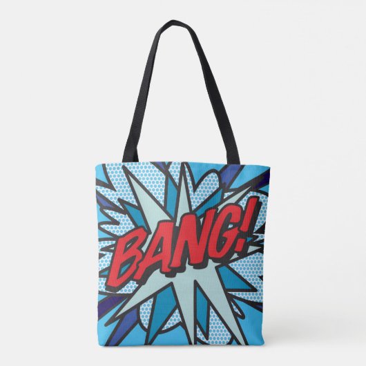 Comic Book Pop Art WHAM!BANG! Tasche (Rückseite)
