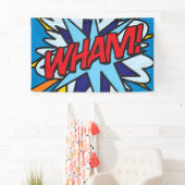Comic Book Pop Art WHAM! Banner (Insitu)