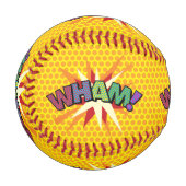Comic Book Pop Art WHAM! Baseball (Vorderseite Links)