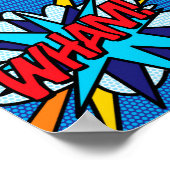Comic Book Pop Art WHAM Poster (Ecke)