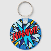 Comic Book Pop Art WHAM Schlüsselanhänger (Vorderseite)