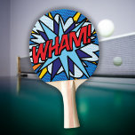 Comic Book Pop Art WHAM! Tischtennis Schläger<br><div class="desc">COMIC BUCH POP ART WHAM. Cool, trendig und lustig, Pop Art Tischtennis Paddel entwickelt, um eine Wanne, Knall, zap in jedermanns Spiel. Personalisieren, anpassen, machen Sie es zu Ihrem eigenen Comic Book Pop Art Art Art-Weise! Ein tolles Geschenk für Sie, Ihre Freunde oder Ihre Familie. Entworfen von ComicBookPop© unter www.zazzle.com/comicbookpop*...</div>