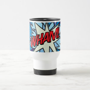 Comic Book Pop Art WUMM! Reisebecher