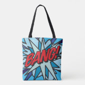 Comic-Book-Pop-Art WUMS! PENG! Tasche (Rückseite)