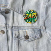 Comic Book Pop Art ZAP! Button (Beispiel)