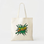 Comic Book Pop Art ZAP Tragetasche (Vorne)