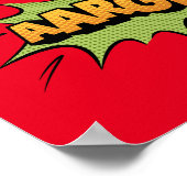 Comic Book Sound Effect - Aargh! Pop Art Poster (Ecke)