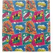 Comic Book Speech Blubble Dusche Vorhang (Vorderseite)
