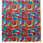 Comic Book Speech Blubble Dusche Vorhang (Vorderseite)