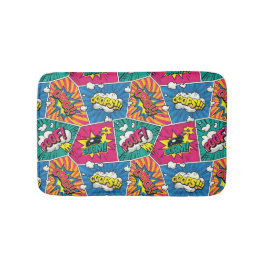 Comic Book Speech Bubble Bath Mat Badematte