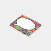 Comic Book Speech Bubble Colorful Post-it Klebezettel (angewinkelt)