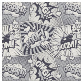 Comic Book Speech Bubble Fabric Stoff (Nahaufnahme)