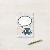 Comic Book Speech Bubble My Message Post-it-Notize Post-it Klebezettel (Auf Schreibtisch)