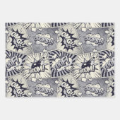 Comic Book Speech Bubble Wrapping Paper Set Geschenkpapier Set (Vorderseite 2)