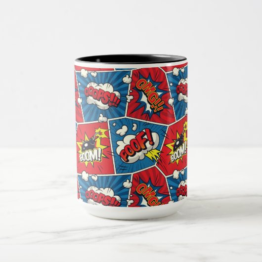 Comic Book Speech Buble Tasse (Zentrum)