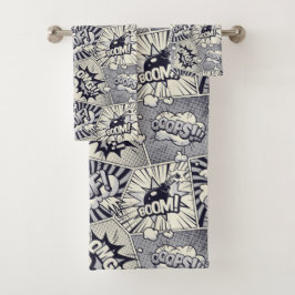 Comic Book Speech Handtuch Set