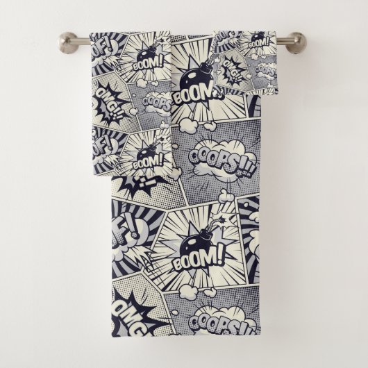 Comic Book Speech Handtuch Set (Insitu)