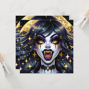 Comic-Book-Stil-Vampir-Halloween-Party