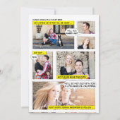 Comic Book Strip Save the Date (Vorderseite)