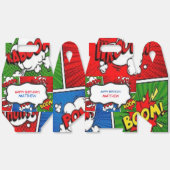 Comic Book Style Kindergeburtstag Party Geschenkschachtel (Ungeklappt)