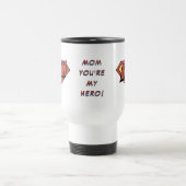 Comic-Book-Style Mama Personalisierter Reisebecher (Mittel)