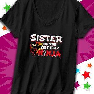 Comic Book Style Party Schwester von Birthday Ninj T-Shirt
