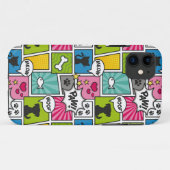 Comic Book Style Pet Muster Case-Mate iPhone Hülle (Rückseite (Horizontal))