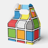 Comic Book Style Squares Geschenkschachtel (Rückseite)