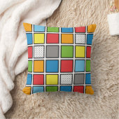 Comic Book Style Squares Kissen (Decke)